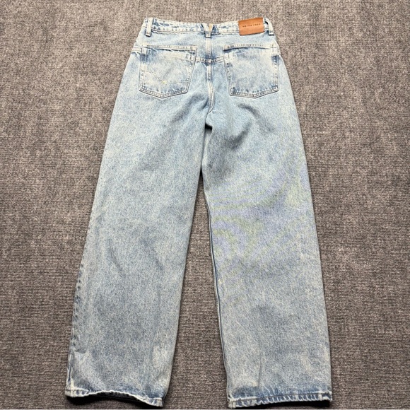 We The Free People Jeans Womens 26 Blue Deep Trance Dropped Boyfriend Baggy - Picture 2 of 13